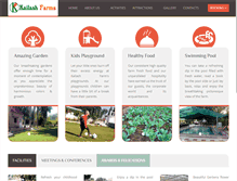 Tablet Screenshot of kailashfarms.com